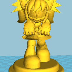 Free STL file Mecha Robo Metal Sonic 2d 3d Sprite・3D printer model to  download・Cults