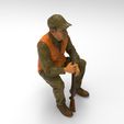 cazasentado4.jpg Hunter Sitting Figure 1/32 Scale – Rifle Resting Pose for Dioramas and Scenery