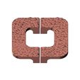 Square-Hammered-texture-door-gate-push-pull-plate-02.jpg Square hammered texture door gate push pull plate handle 3D print model