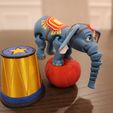Print-in-Place Circus Elephant with 3MF and XL Versions Included!
