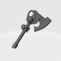 Ultra-Power-Axe-Hand.png Бесплатный STL файл Топор ветерана Ультрасмурфа・Шаблон для 3D-печати для загрузки, imadcdmx