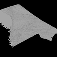 5.png Topographic Map of Mississippi – 3D Terrain