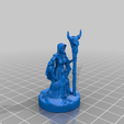MageOwlstaff6BHG.png Mage with Owl - 8 Staff Options - Support Free 28mm Mini