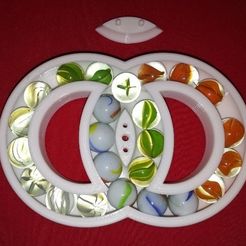 77621d171ae8d68dccb3981ac03649fc_display_large.jpg Free STL file Marble Rings, Locked, Hungarian Rings・3D print model to download
