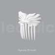 Hair_Pins_9.png Hair Comb  3D Model for Resin Printing (Digital Download)