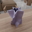HighQuality1.png 3D Star Shaped Vase with 3D Stl Files & Christmas Decor, Flower Vase, 3D Print File, Christmas Gift, Decorative Vase, 3D Printing, Star Art