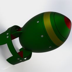 Render_2.JPG Fichier 3D gratuit Fallout 3 - Mini Nuke・Modèle pour imprimante 3D à télécharger