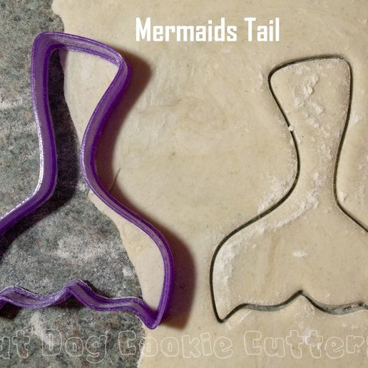 Lets be Mermaids Raised Cookie Stamp/Fondant Debosser & Cutter – Stamp