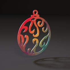 10000.jpg Archivo 3D juguete navideño・Modelo para descargar y imprimir en 3D