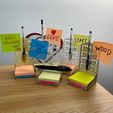 Five-Variations-of-Post-it-Note-Holders-for-Cults.jpg Post-it Note Holder, Week Planner - Desktop or Wall Mounted