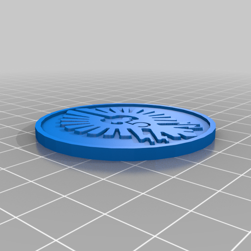 Adeptus Custodes Objective Markers 3D model