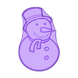 Snowman.stl Snowman - MOLD BATH BOMB, SOLID SHAMPOO