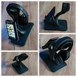 20230923_074114.jpg HEADPHONE STAND WITH PHONE STAND - Model 13 - smooth surface version