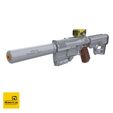 5.jpg Fallout Weapons Bundle - 3 Printable models - STL + CAD + OBJ - Commercial Use