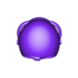 Casco astronauta .stl Girafe bleu clair