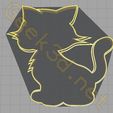 chat1.jpg Punch Cat Cookie Cutter
