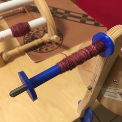 Photo_Jul_05_8_04_54_PM.jpg Free 3D file 4 inch Bobbin for Yarn・3D printer model to download