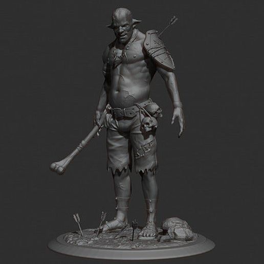 Cannibal tabletop figure 3D model