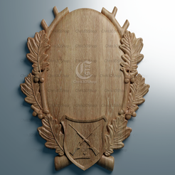 1B.png Trophy Mounting Plaque - 3D STL Files for CNC