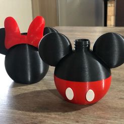 240412322_270442544579286_5349964340055408280_n.jpg STL-Datei Mickey Seifenspender + Mickey Topf・Modell zum Herunterladen und 3D-Drucken
