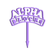 tupper blocks (1).stl ALPHA BLOCK topper