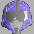 3ab97566-80e8-480e-934f-ad10d10f8f91.png STL file TOP GUN MAVERICK FIGHTER HELMET WALL DECOR・3D print model to download