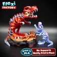 Flexi-Factory-Dan-Sopala-Skeleton-T-Rex_09.jpg Flexi Factory Print-in-Place Skeleton T-Rex Dinosaur