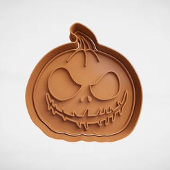 push-diseño.png Archivo 3D Calabaza de el extraño mundo de jack・Modelo imprimible en 3D para descargar