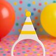 WhatsApp-Image-2025-10-23-at-5.39.33-PM-4.jpeg 3D Printable Birthday Party Set STL Bundle – Balloon Stick, Party Hat, Muffin Display and more | Digital Download for 3D Printing
