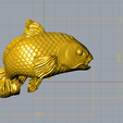 1.png Koi Fish 3D print model