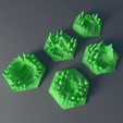 Pic2.png Free 3D file Custom forest tile set for Terraforming Mars - Forrest 1-5・3D printer model to download
