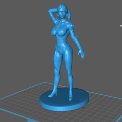 1.png STL-Datei Cyberpunk Edgerunner Girl・Design für 3D-Drucker zum herunterladen