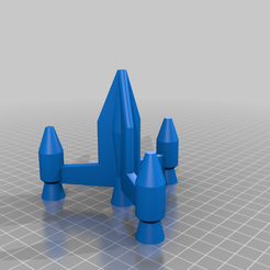 Sodastream_Flaschenhalshalterrakete_3_bridge2.png Fichier STL gratuit Sodastream Flaschenhalshalterrakete 3 sans soutien・Design à télécharger et à imprimer en 3D
