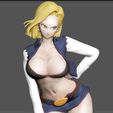 9.jpg ANDROID 18 STATUE SEXY VERSION2 DRAGONBALL ANIME CHARACTER 3d print