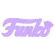 Funko Logo 5inch .stl Funko Logo LARGE logo  / Cake Topper/ Party decor/ Funko pop decor / Gifts
