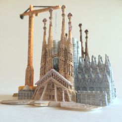 img-5807.JPG Free 3D file Sagrada Familia, Passion Facade - Barcelona・3D printer model to download