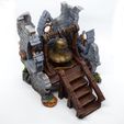 Ruined Bell Tower Mystic Pigeon Gaming (8).JPG Ruined bell tower wargame / tabletop terrain