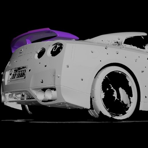 🪶 Nissan GTR R35 Wing spoiler trunk 1/1・ STL File for 3D printing・Cults
