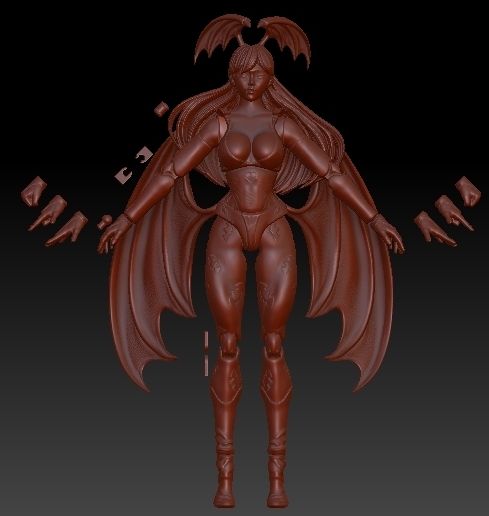 ZBrush-Document111.jpg Morrigan Marvel vs Capcom ver 2.0