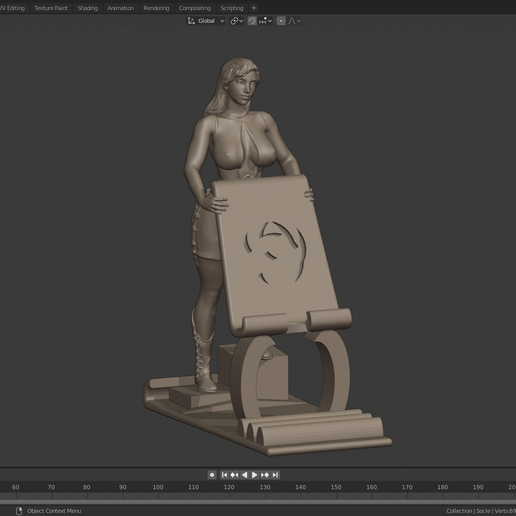 screen1.png Free STL file Sexy girl phone holder・3D print object to download, Zelgiust3DArt