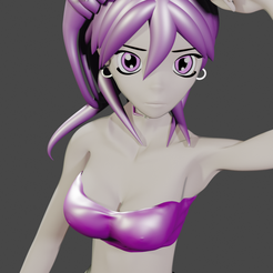 1.png STL file ANIME GIRL COSPLAY・3D print object to download