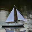 DSC_1011.jpg Modell Segelboot / Yacht - 50cm langer Rumpf