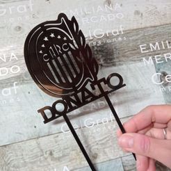 Donato.jpg Fichier STL Gâteau de finition Rosario Central Donato・Objet pour imprimante 3D à télécharger