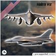4.jpg General Dynamics F-16 Fighting Falcon US multirole fighter - USA US Army Cold War America Era Iron Curtain Warfare Crisis Conflict RPG