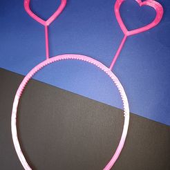 IMG_20211110_002931-1.jpg STL file Headband heart・3D printable design to download