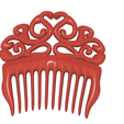 Hair-comb-13-v5-01.png FRENCH PLEAT HAIR COMB Multi purpose Female Style Braiding Tool hair styling roller braid accessories for girl headdress weaving fbh-13 3d print cnc