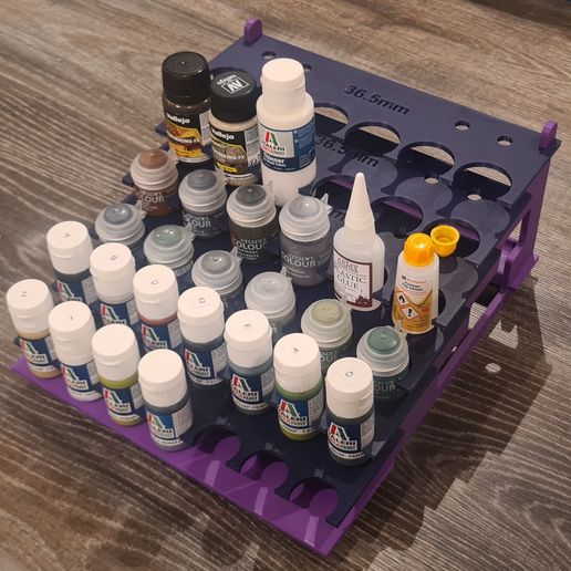 Model Paint Rack 3D model