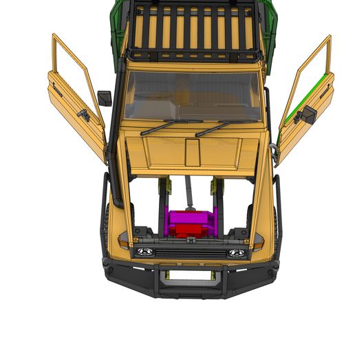 🚗 TOYOTA LAND CRUISER LC75 RC PICK UP TRUCK 1 TO 16 WPL SCALE 3D PRINT ...