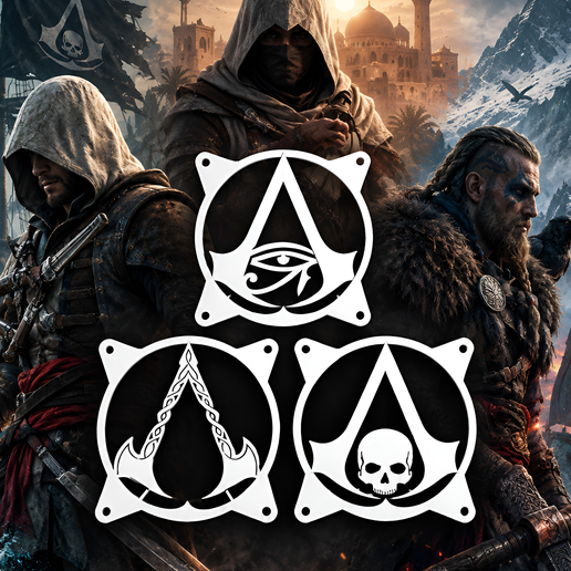 Assassin's Creed - Pc Fan Covers 120mm