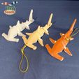 Hammerhead_new-v2_3.jpg Flexi Hammerhead Shark Set – Articulated Ocean Animal STL